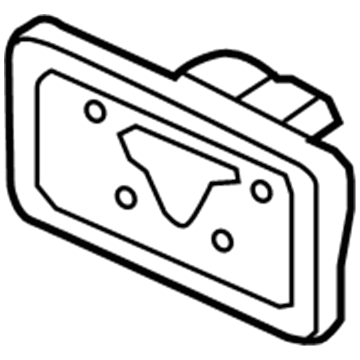 Honda 71180-SCV-A90 Base, Front License Plate