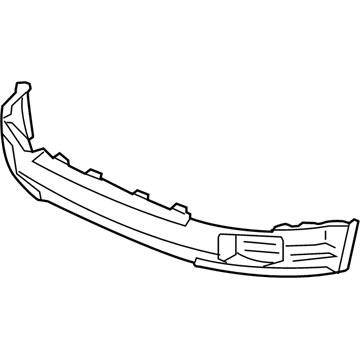 Honda 04712-SCV-A80ZZ Face, Front Lower Bumper (Dot)