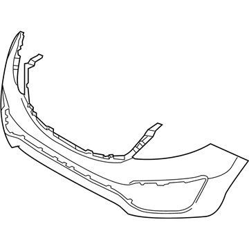 Kia 865113W000 Front Bumper Cover