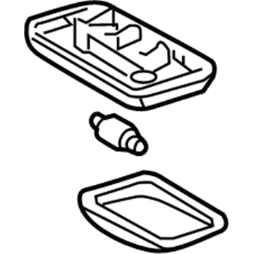 Toyota 81240-AA020-E1 Dome Lamp Assembly