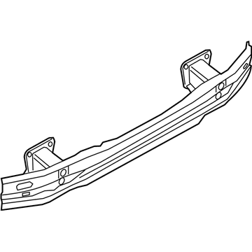 BMW 51-21-2-990-173 Carrier, Bumper Rear
