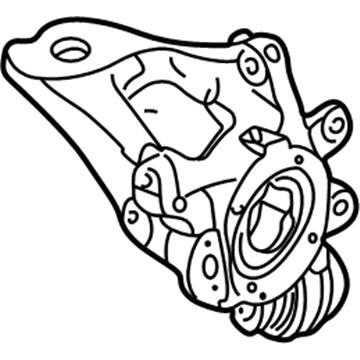 BMW 33-32-1-095-240 Wheel Carrier, Rear Right