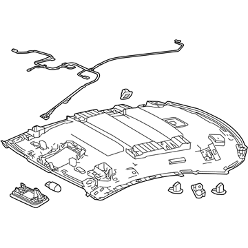 Lexus 63310-24210-B0 Headlining Assy, Roof