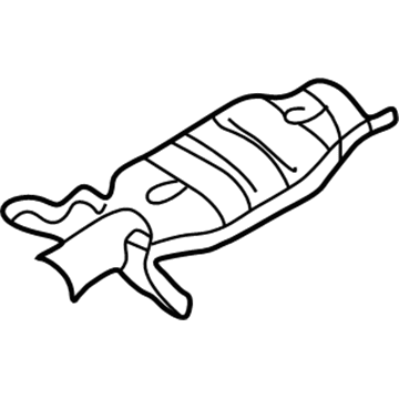 Mopar MN135516 Front Exhaust Pipe