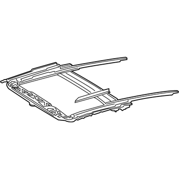 Lexus 63202-33120 Rail Sub-Assembly, Slide