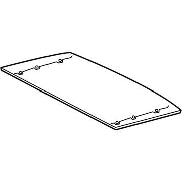 Lexus 63201-33191 Sliding Roof Glass Sub-Assembly