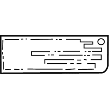 Toyota 11298-20720 Emission Label
