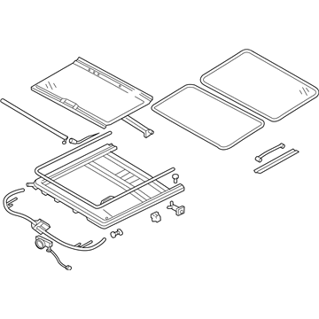 Kia 816002G040QW Sunroof Assembly