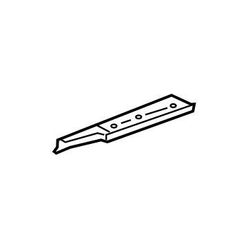 Honda 65542-TLA-305ZZ Stiffener, R. RR. Frame (Upper) (B)