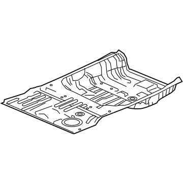 Honda 04655-TLB-A00ZZ Panel Set, RR. Floor