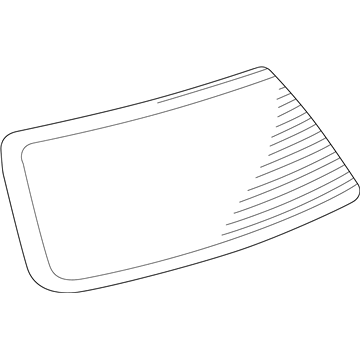 Lexus 68105-48902 Glass Sub-Assy, Back