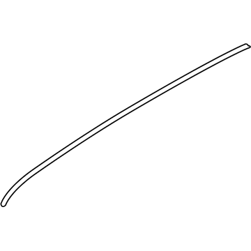 BMW 51-13-7-414-231 Roof Moulding Prime-Coated Left