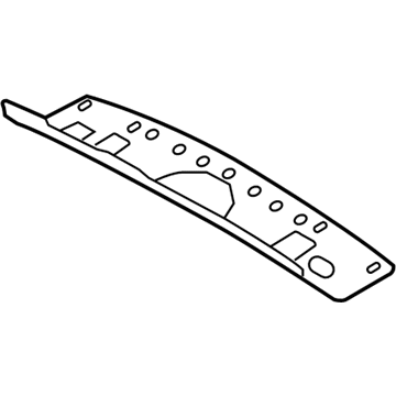 BMW 41-00-7-352-148 REAR WINDOW FRAME UPPER PART