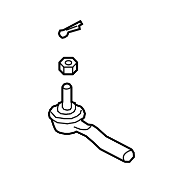 Lexus 45460-09280 End Set, Tie Rod, RH