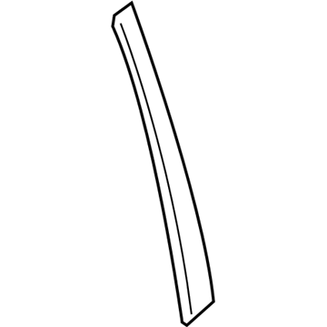 Hyundai 86363-J0000 Black Tape-Front Door Rear, LH