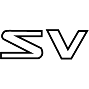 Nissan 90896-1SX0A Rear Emblem