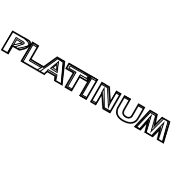 Nissan 90896-1UM0A Rear Emblem