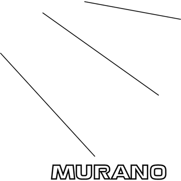 Nissan 90894-1AA0A Rear Emblem