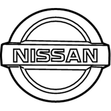 Nissan 90890-1AA0A Rear Emblem