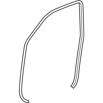 Lexus 62311-60160-C0 WEATHERSTRIP, Front Door
