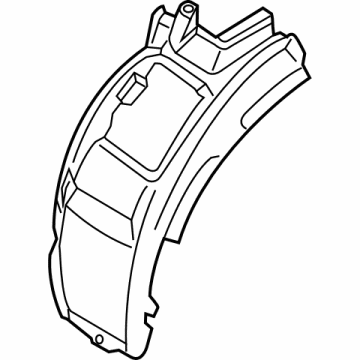 BMW 51-71-7-445-681 Cover, Wheel Arch, Frontsection, Front Left