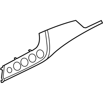 BMW 51-45-9-129-228 Trim, Instrument.Panel, Aluminium., Long.Ground, Right