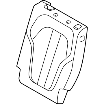 BMW 52-20-7-933-014 BASIC BACKREST LEATHER COVER