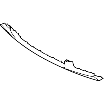 BMW 51-11-3-423-786 Bumper Trim Panel, Bottom Front, Primed