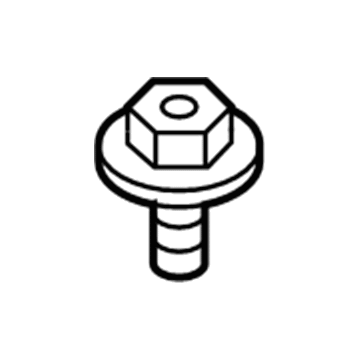 BMW 11-11-9-143-167 Oval-Head Screw/Washer Assembly