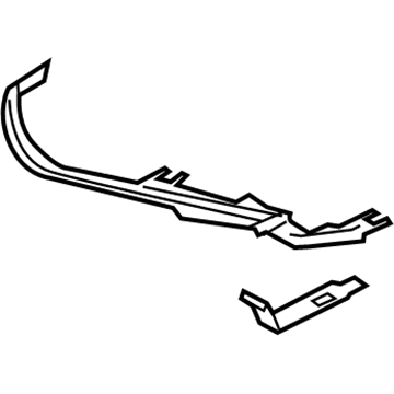 BMW 63-11-7-271-897 Guide Strip With Spring, Left