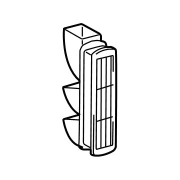 Toyota 62905-0C030 LOUVER SUB-ASSY, QUA