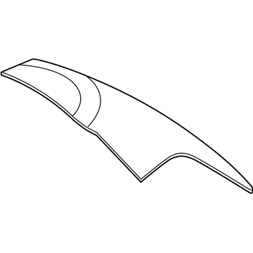 Kia 847222T000 Pad-Crash Pad Upper
