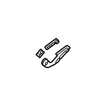 Hyundai 81635-G8000 Tilt Lever-P/RF Moving GLS, LH