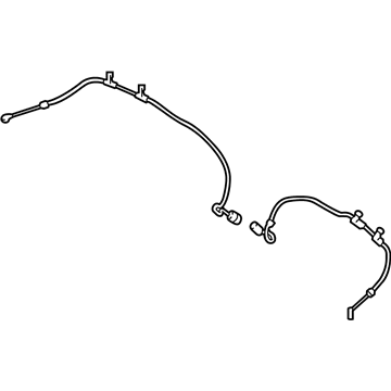 Nissan 84653-1ET0B Cable Assy-Emergency