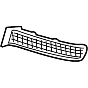 BMW 51-11-7-903-673 Trim Grille, Open, Bottom Left
