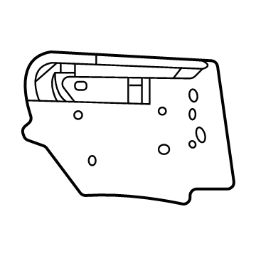 Mopar 68432054AB PANEL-TAILLAMP MOUNTING