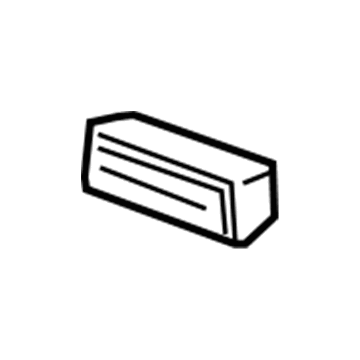 Honda 71537-SDA-A00 Box, RR. Bumper
