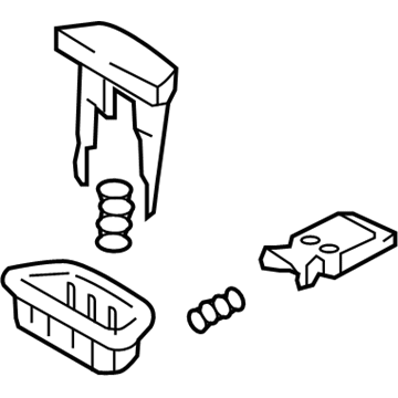 BMW 52-20-7-351-572 BUTTON, STORAGE COMPARTMENT