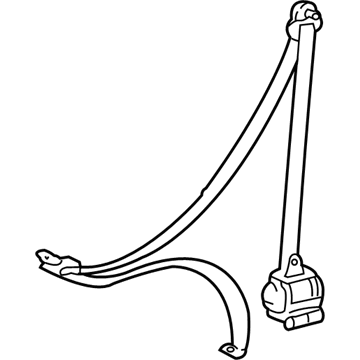 Toyota 73220-0C021-B3 Retractor Assembly