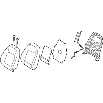 Hyundai 88400-K2010-XDB Back Assembly-FR Seat, RH