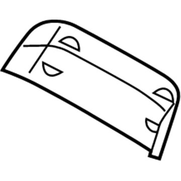 BMW 52-10-8-175-745 Upper Rear Panel