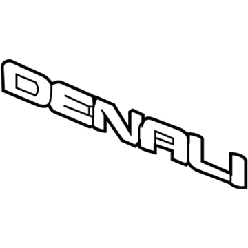 GM 25779765 Nameplate