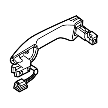 Acura 72141-TJB-A71ZD Handler, Front (Fathomless Black Pearl)