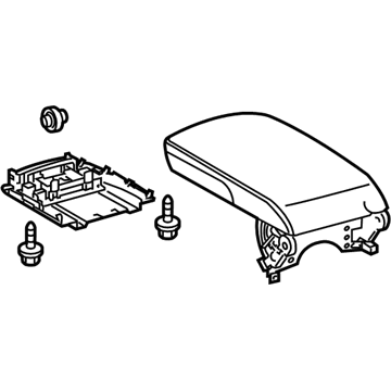 Lexus 58905-33422-C2 Door Sub-Assembly, Console