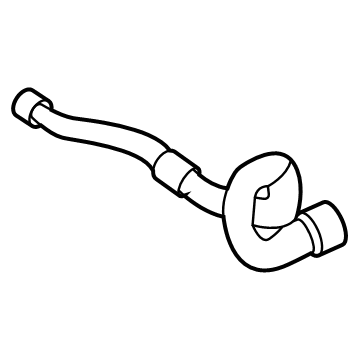 BMW 17-12-7-536-485 LINE HEATER RETURN