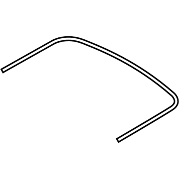 BMW 54-10-7-304-488 Gasket, Glass Cover, Rear