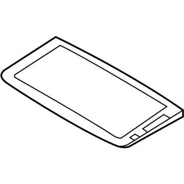 BMW 54-10-7-293-446 Glass Cover, Front