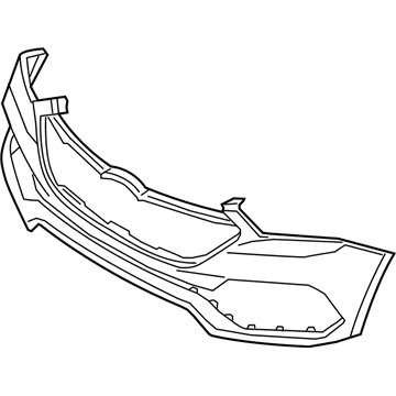 Hyundai 86511-4Z500 Front Bumper Cover, Upper