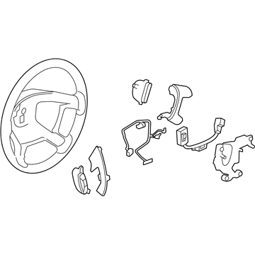 GM 23277092 Steering Wheel