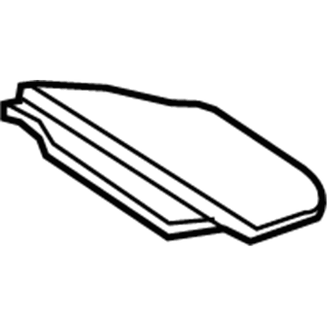 Lexus 64731-50010-C0 Board, Deck Trim Side, RH